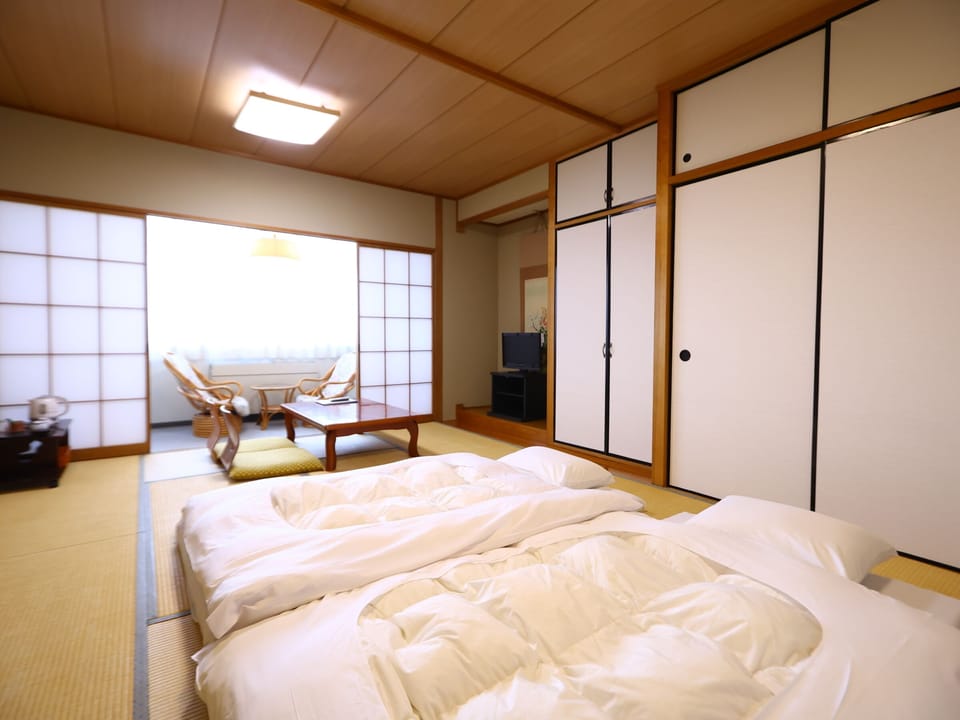 Japanese Style Room with Private Bathroom, Non Smoking | In-room safe, desk, laptop workspace, free WiFi
