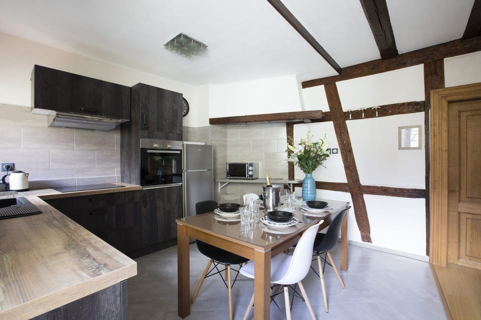 Apartment, Balcony, Garden View | Private kitchen
