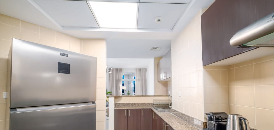 Apartment, City View | Private kitchen