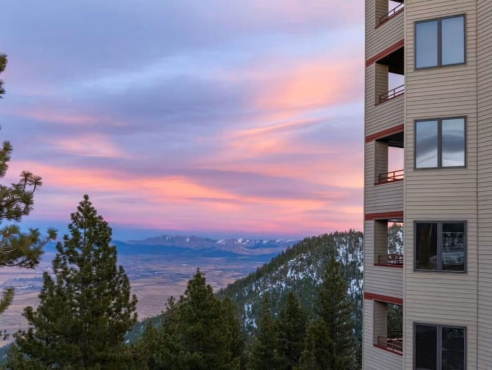 Marvel at pastel skies and mountain silhouettes from the comfort of your retreat.