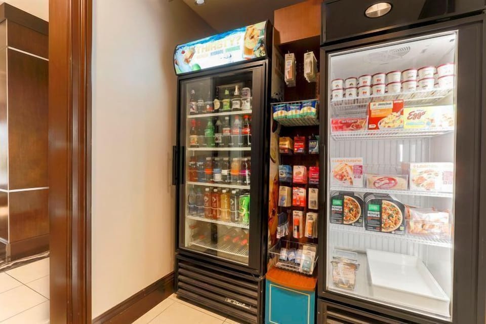 Grab a quick snack or drink at our on-site vending station.