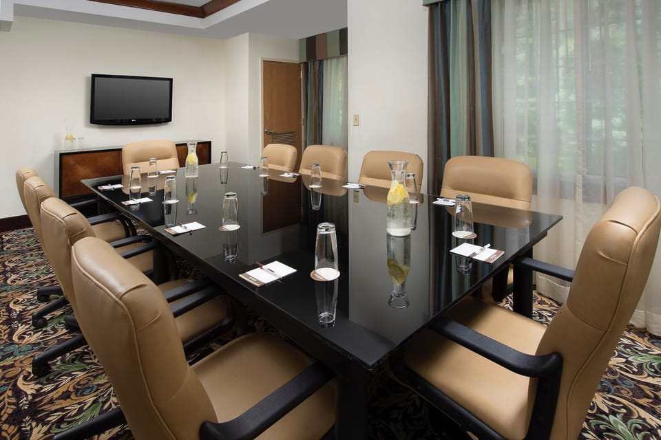 Meeting rooms are available on-site.