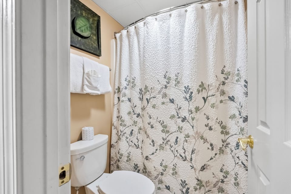 Primary Bedroom with King Bed, Private Bathroom, Cable TV and Wifi