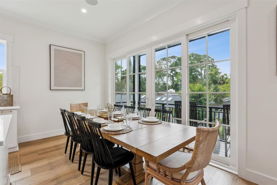 Family Dining Table with Seating for Ten at 145 Shell Midden
