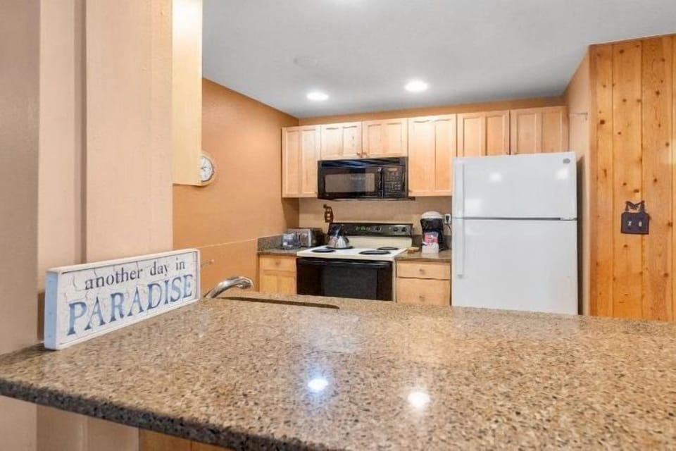Enjoy the comforts of home with a fully equipped kitchen.