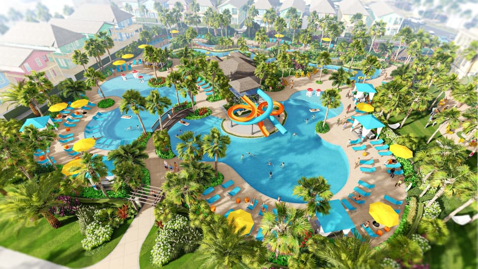 Coming this summer: Our Resort Oasis Pool, H2O Adventures Water Slides, Lazy River, and more!