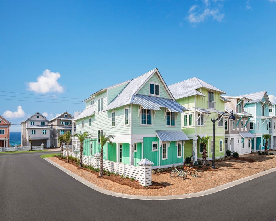 Welcome to your Margaritaville resort home! Located just across the street from the beach, our Waterside Retreats are ideally situated between the beach and our resort pool and lazy river