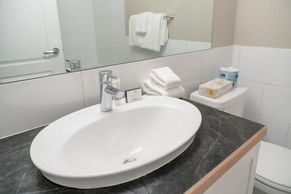Wash up after a day of adventure!