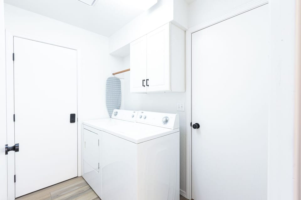 Laundry Room Right Off The Side Of The Kitchen