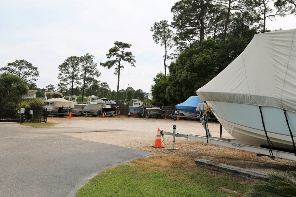 Parking available for boats/trailers, first come first serve.