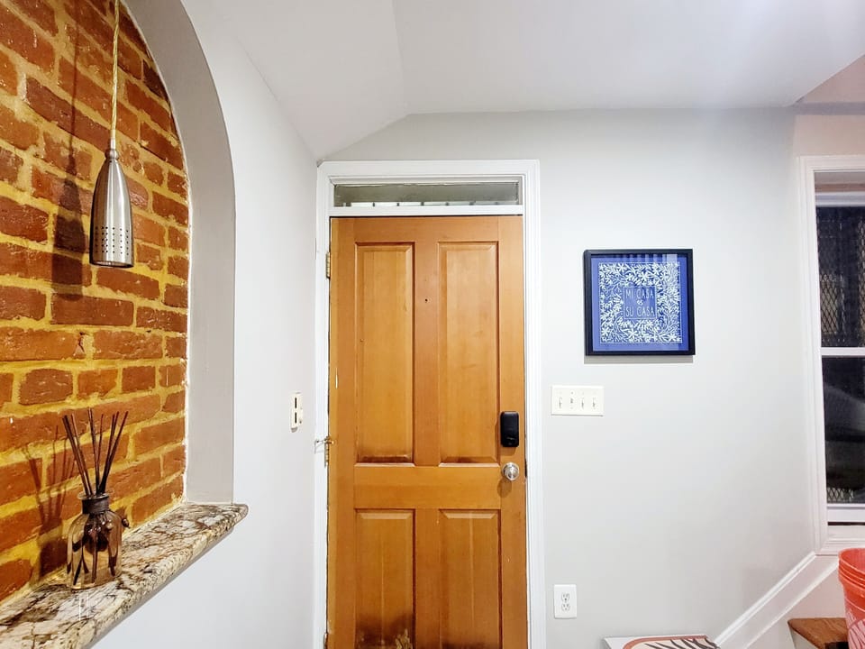 Basic Apartment, Balcony, City View | Living area | Smart TV, Netflix, Hulu, streaming services