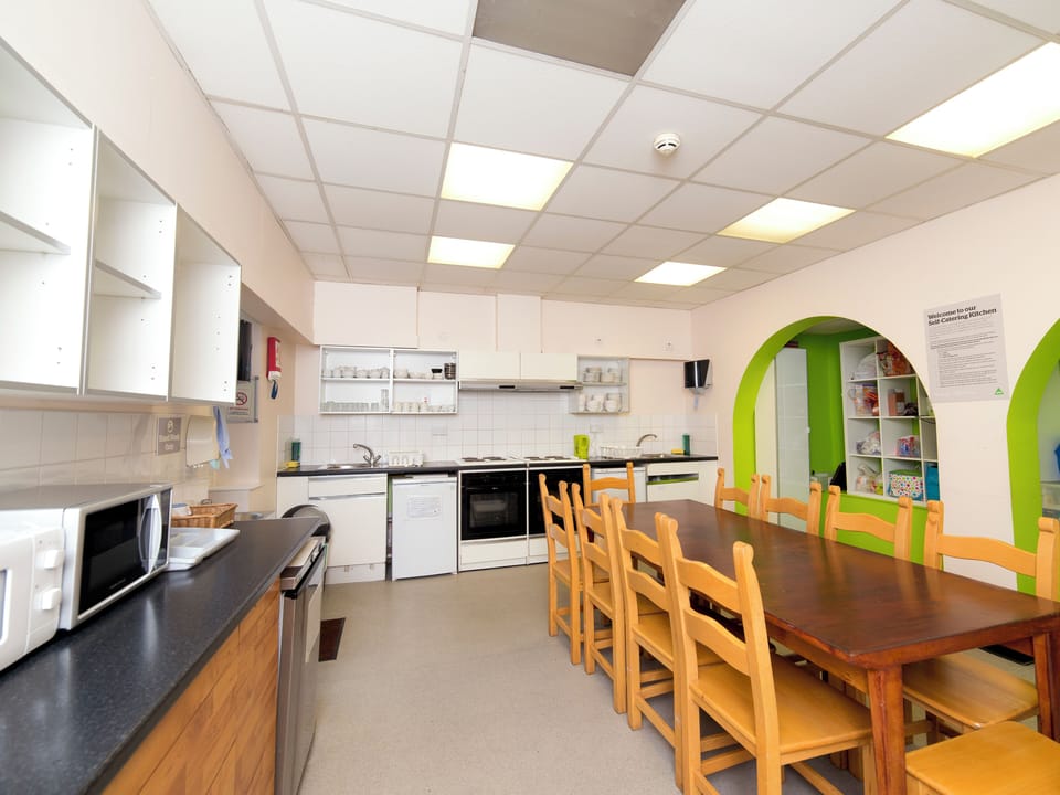 Shared fridge, microwave