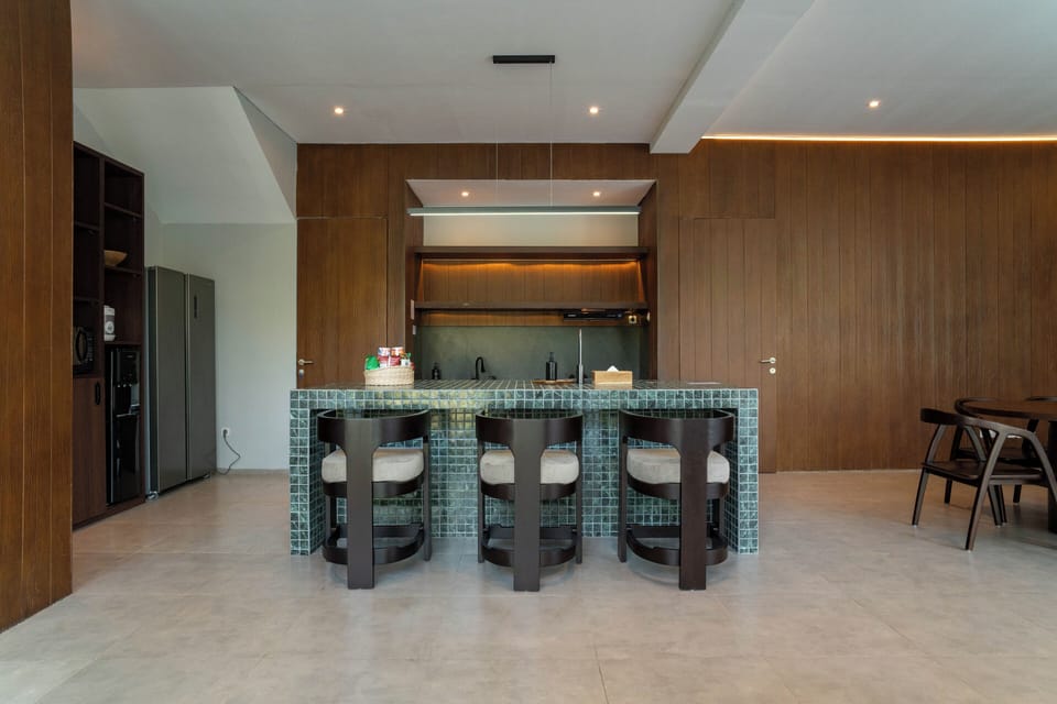 Family Villa, Valley View | Private kitchen | Full-size fridge, microwave, stovetop, cookware/dishes/utensils