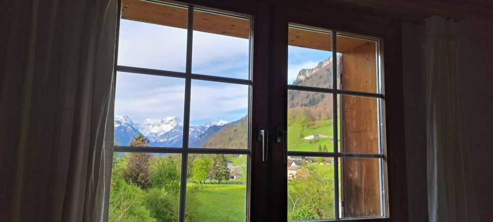 View from the bed