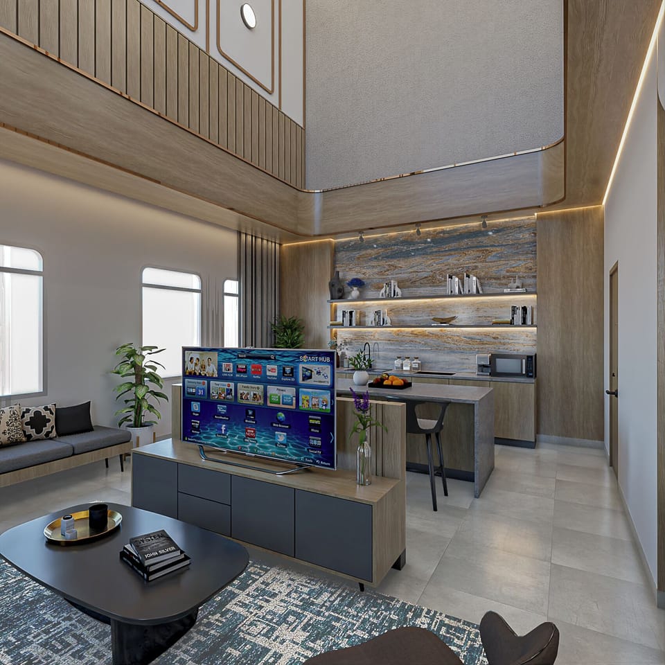 Presidential Suite | Living area | 43-inch Smart TV with digital channels