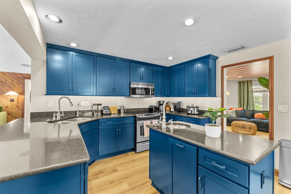 Features high-end appliances and ample cabinetry—everything you need to create delicious meals with ease.
