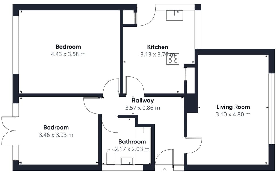 House, Accessible | 2 bedrooms, desk