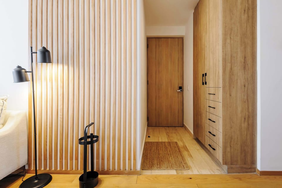 Bright and modern entrance
