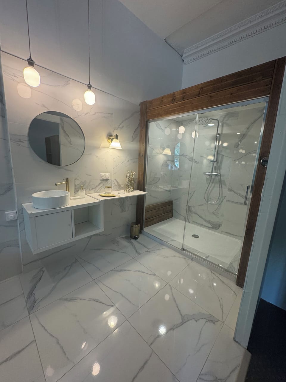 Double Room, Garden View | Bathroom