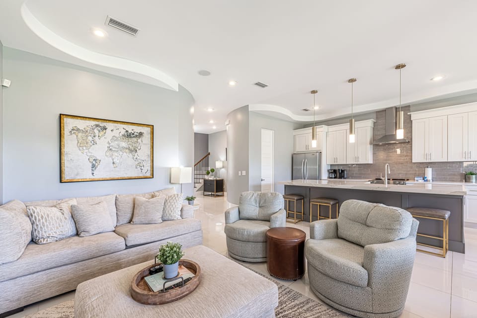 Living and Kitchen Areas