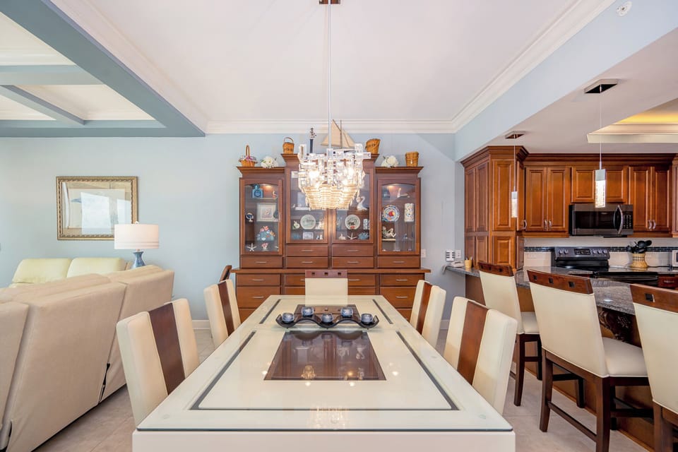Savor a family meal or enjoy a fun game night with beach views and create lasting memories with loved ones