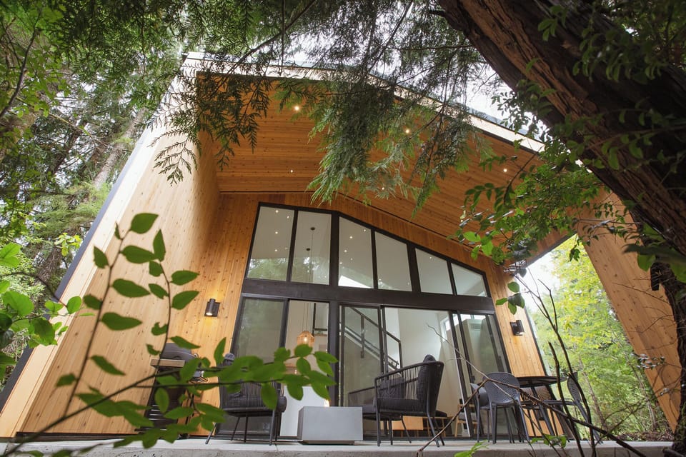 Back firepit area with comfy seating