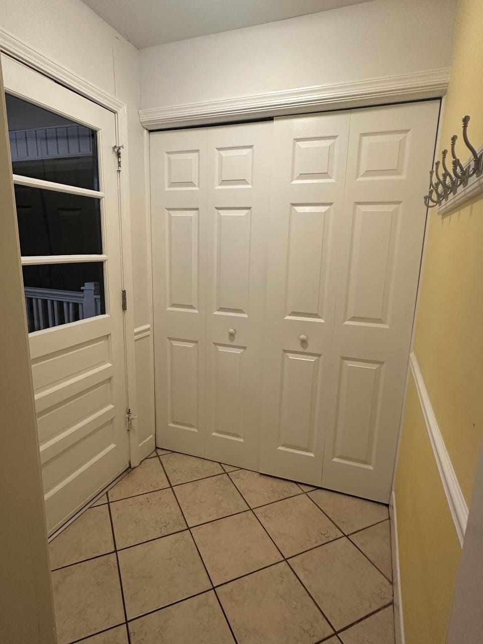 Laundry closet