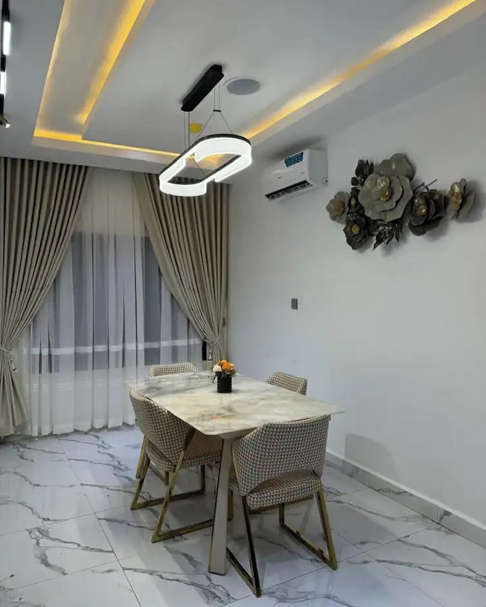 Economy Apartment, Balcony, City View | Dining room