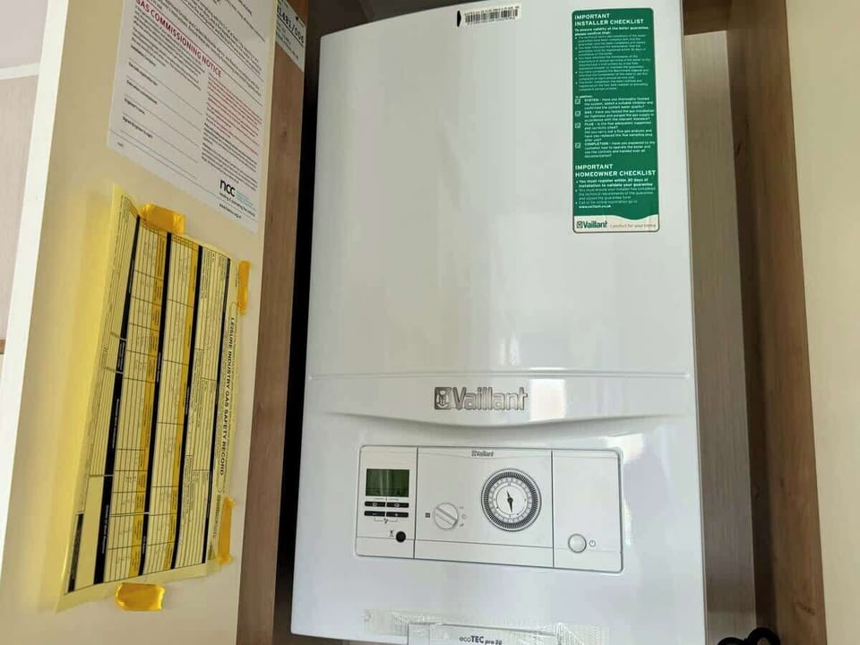 Boiler in kitchen 