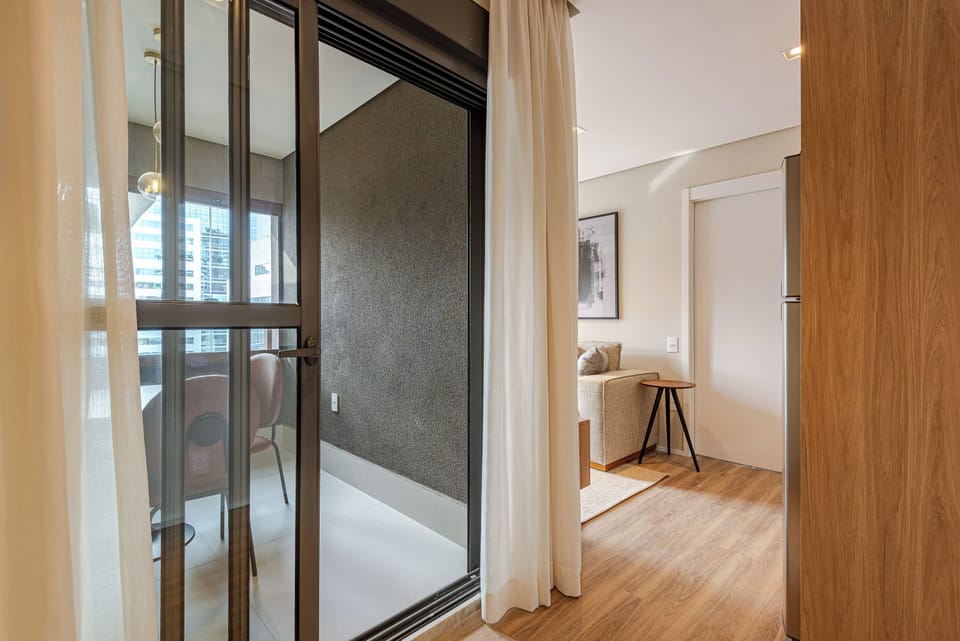 Premium Apartment, 1 Double Bed, City View | Living area | 43-inch Smart TV with satellite channels