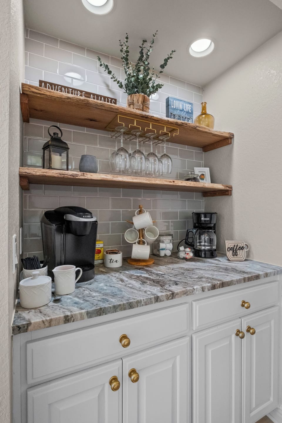 The cutest coffee & wine bar you've ever seen! Enjoy coffee on us!