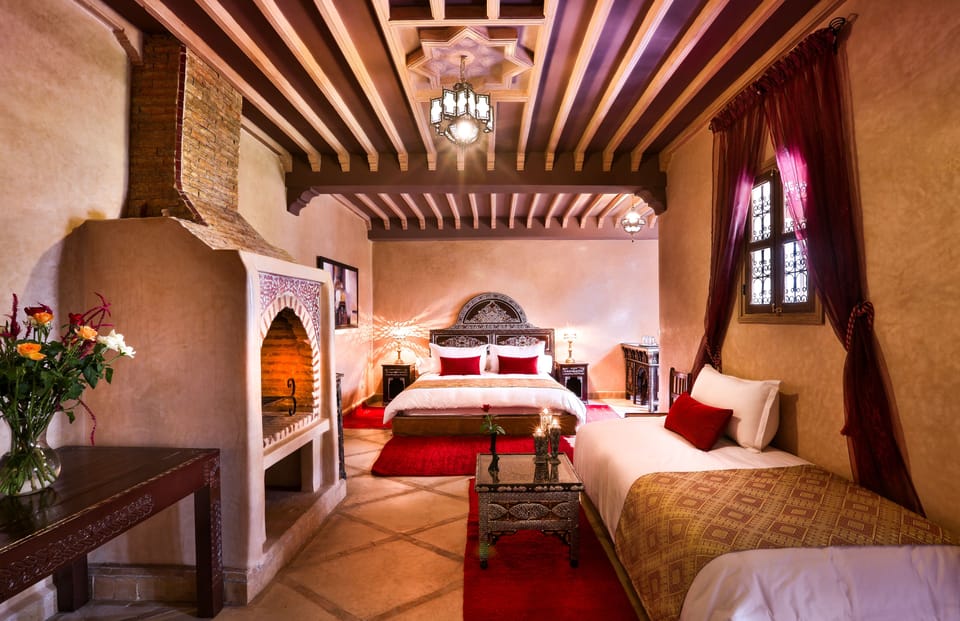 Luxury Suite, Fireplace, Pool View (Dar Sultan) | Select Comfort beds, minibar, in-room safe, blackout drapes