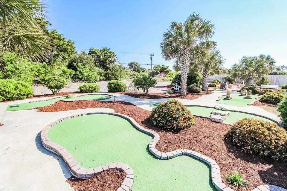 Enjoy fun-filled days at the property’s mini-golf course, perfect for family-friendly entertainment in a beautifully landscaped outdoor setting.