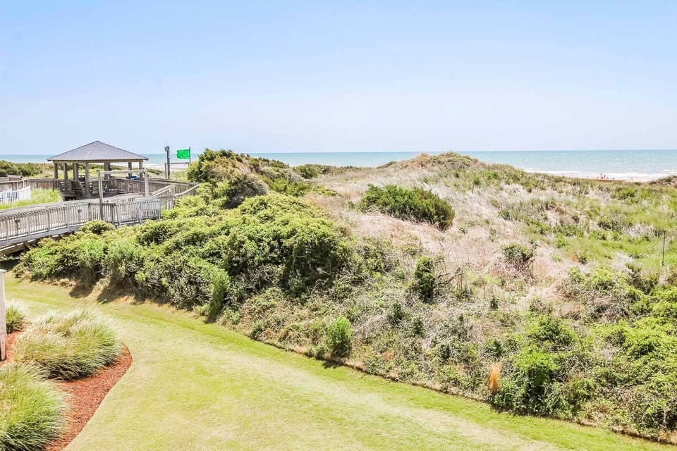 Enjoy stunning panoramic views of the ocean from spacious balconies, perfect for relaxing and soaking in the coastal atmosphere.