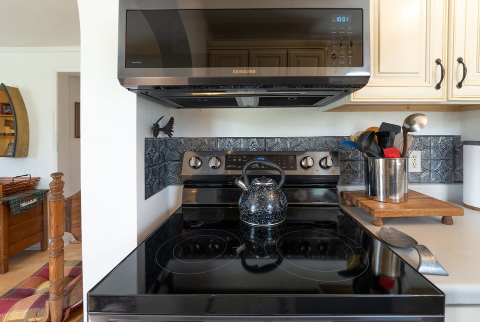 Electric Cook Top and Microwave | Main Level