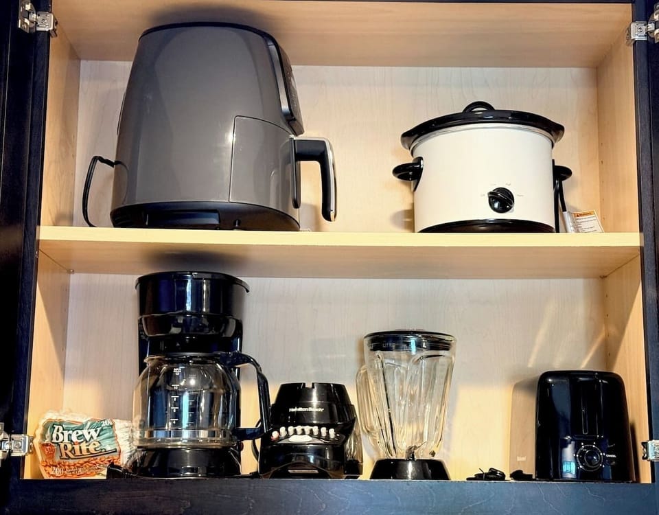All your cooking appliances