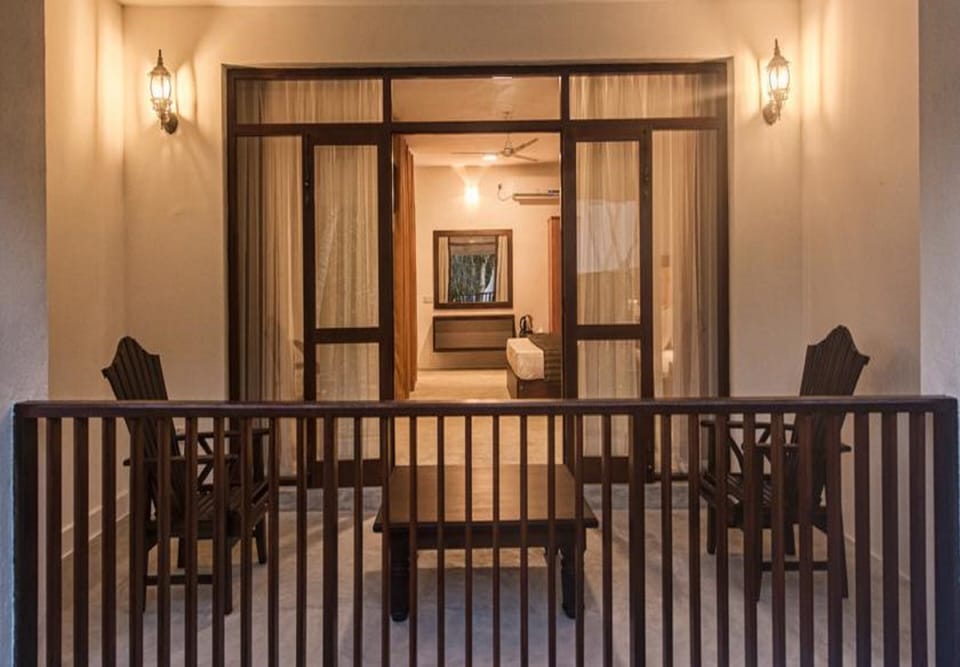 Deluxe Double Room, 1 Double Bed, Balcony, Garden Area | 1 bedroom, in-room safe, desk, soundproofing