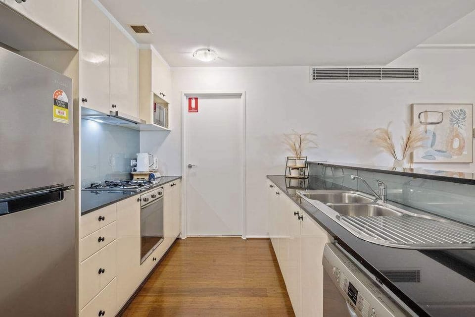 A kitchen.