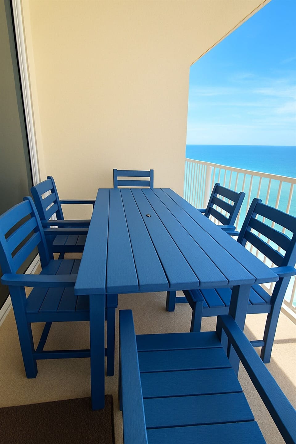 Balcony dining with amazing Gulf view