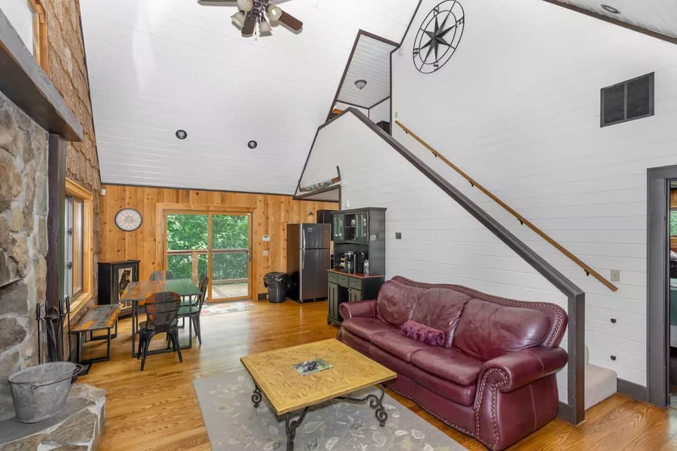 Vaulted ceilings and inviting decor await your next adventure!
