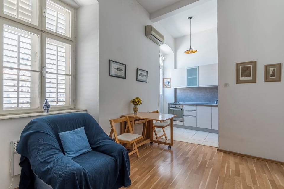 Panoramic Apartment, City View | Private kitchen | Electric kettle, toaster