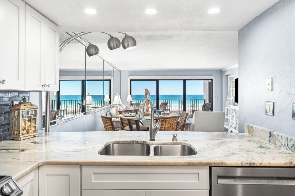 Gulf Views from the Kitchen!