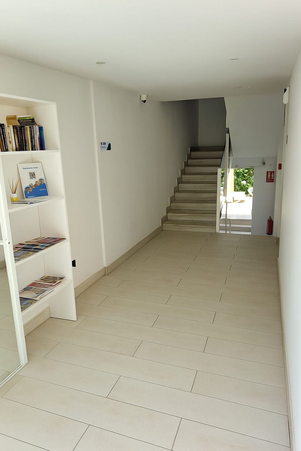Interior entrance