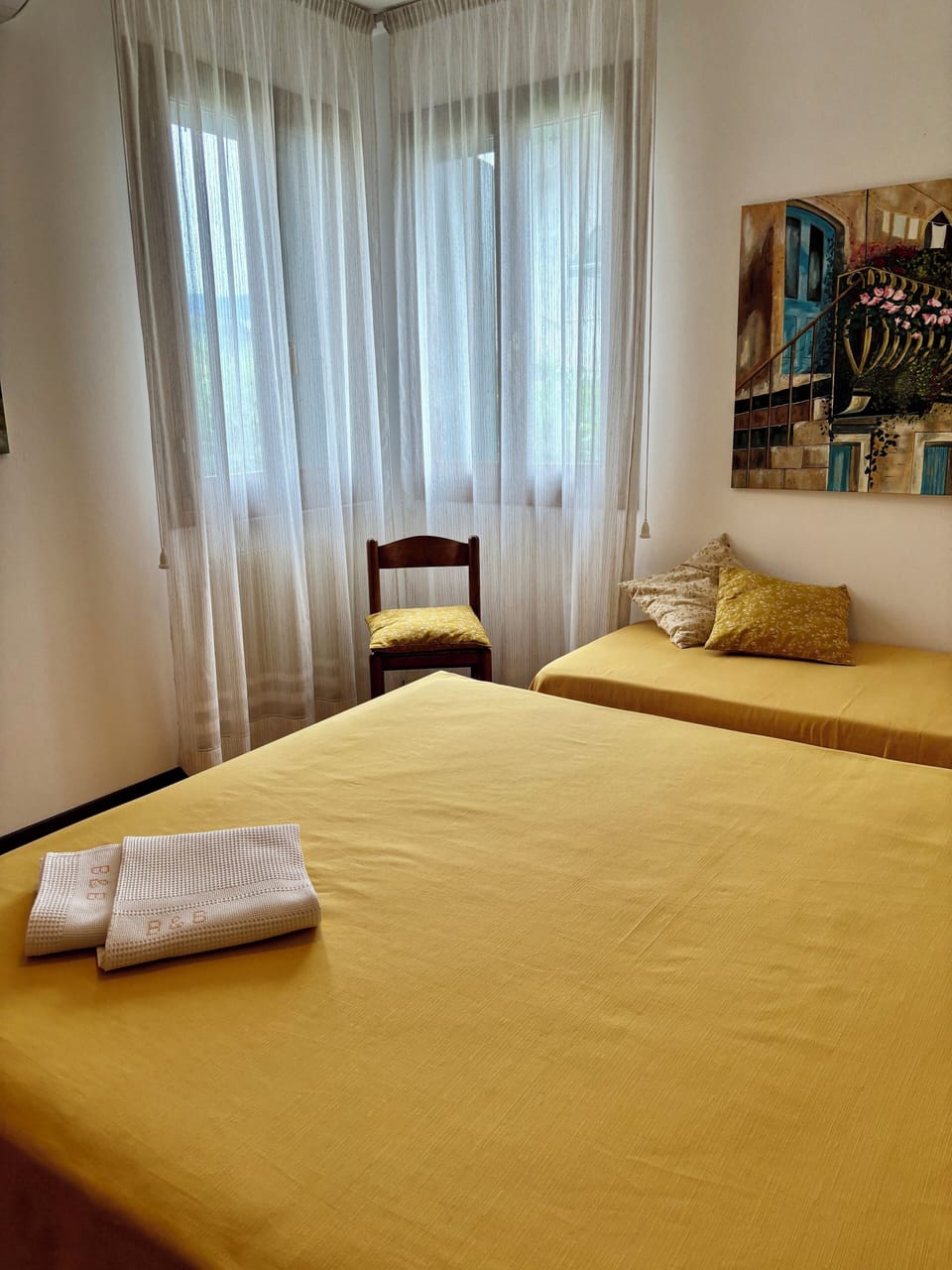 Double Room, Patio, Garden View | Hypo-allergenic bedding, laptop workspace, blackout drapes, free WiFi