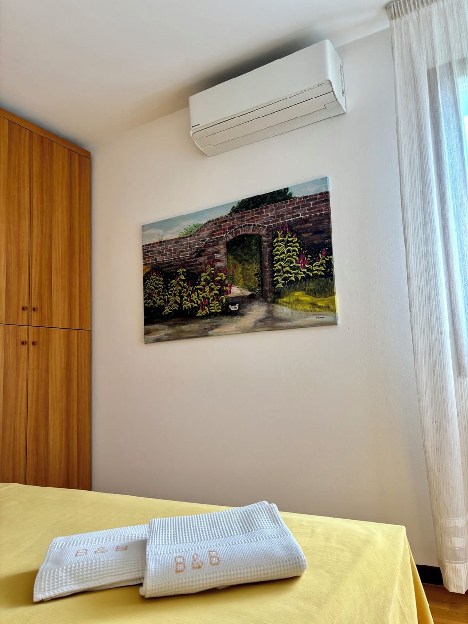 Double Room, Patio, Garden View | Hypo-allergenic bedding, laptop workspace, blackout drapes, free WiFi