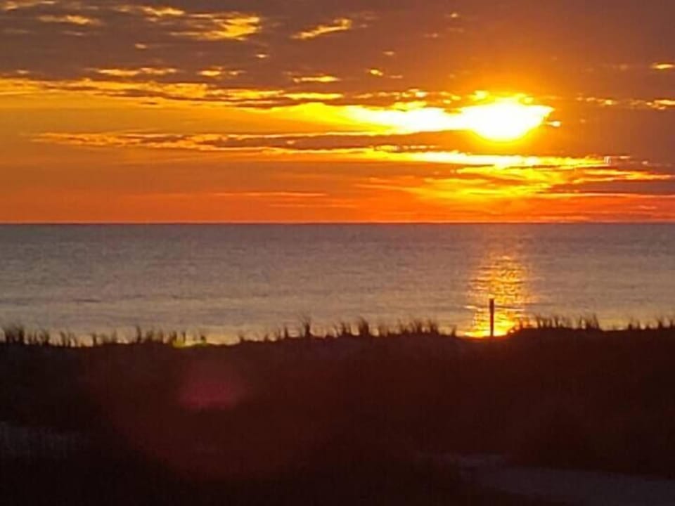 Sunset from the deck
