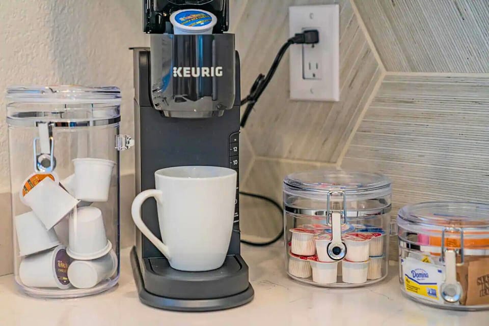 Start your day strong with a convenient coffee setup.