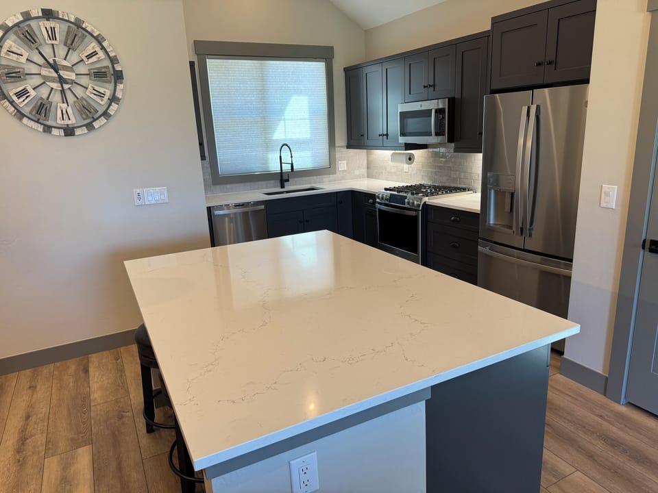 Fully equipped modern kitchen