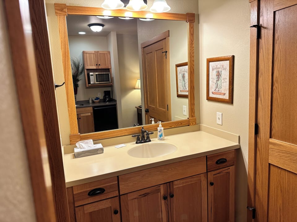 DRESSING AREA WITH SINK