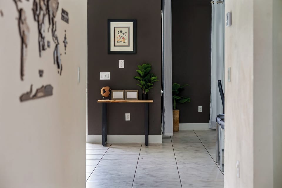 Modern accents and warm lighting create a clean, welcoming feel. Designed with comfort-seeking families in mind.